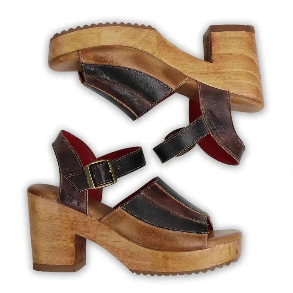 SOLD OUT
Bed Stu Jetsetter Clog Sandals Cold Brew Rustic NEW - Picture 6 of 16